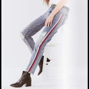One Teaspoon Striped Jeans